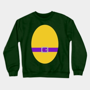 Purple Ninja Turtle Last Minute Costume Halloween Crewneck Sweatshirt